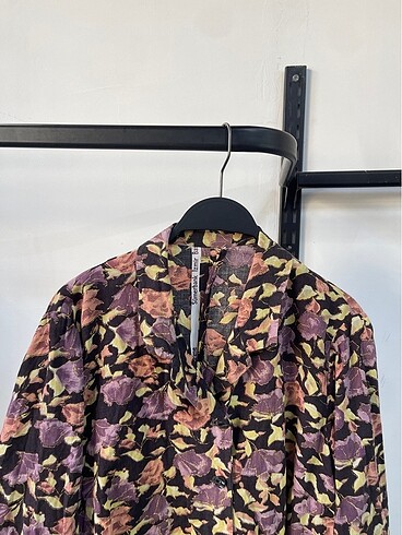 Vintage Love Vintage Oversize Desenli Yazlık Gömlek