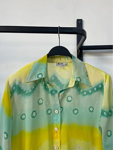 Vintage Love Vintage Oversize Desenli Yazlık Gömlek