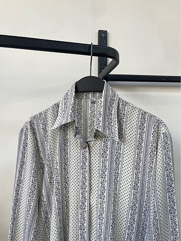 Vintage Love Vintage Oversize Desenli Yazlık Gömlek