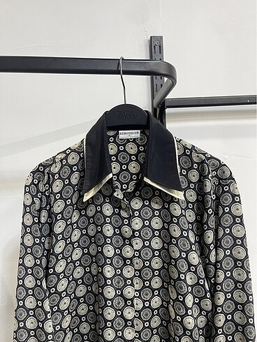 Vintage Love Vintage Oversize Desenli Yazlık Gömlek