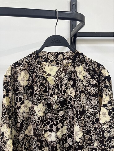 Vintage Love Vintage Oversize Desenli Yazlık Gömlek