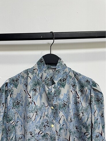 Vintage Love Vintage Oversize Desenli Yazlık Gömlek