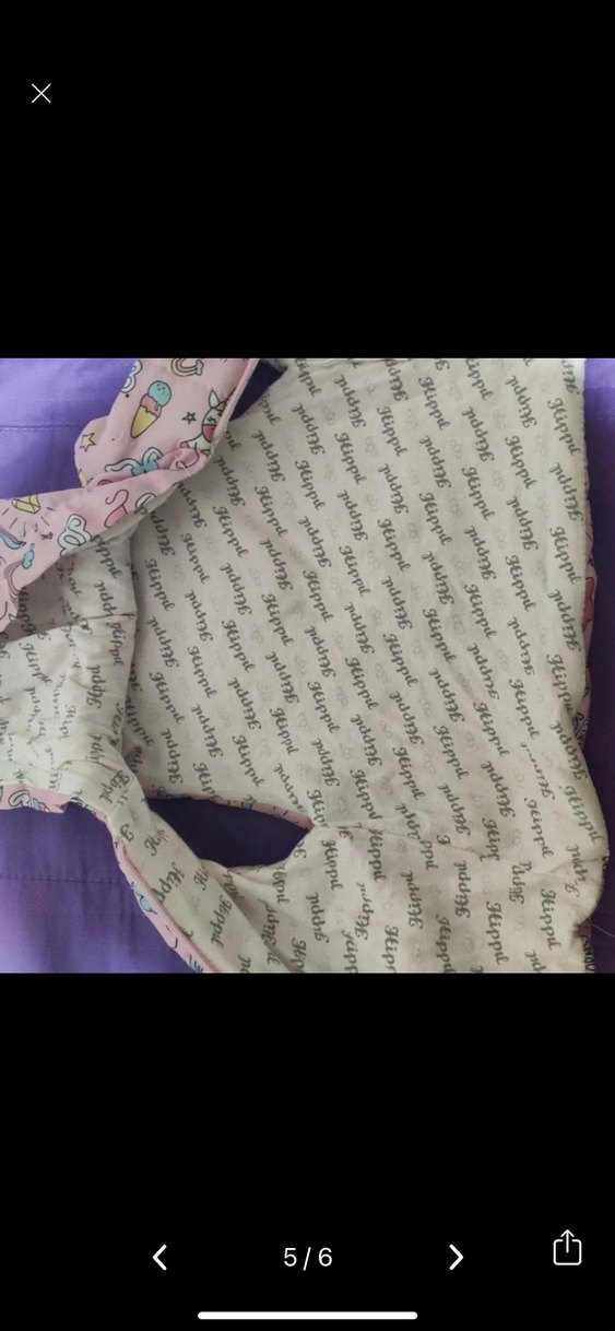 Kız Çocuk Pembe Kapüşonlu Baskılı Yelek - Görsel 2