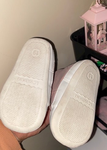 Kız Çocuk Pembe Cırtlı Spor Ayakkabı - Görsel 3