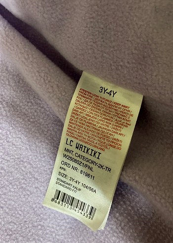 Kız Çocuk Pembe Kapüşonlu Fermuarlı Mont - Görsel 5