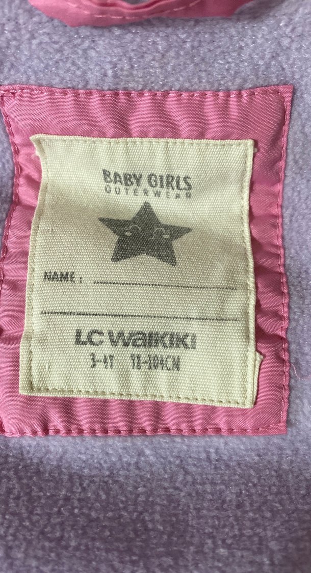 Kız Çocuk Pembe Kapüşonlu Fermuarlı Mont - Görsel 4