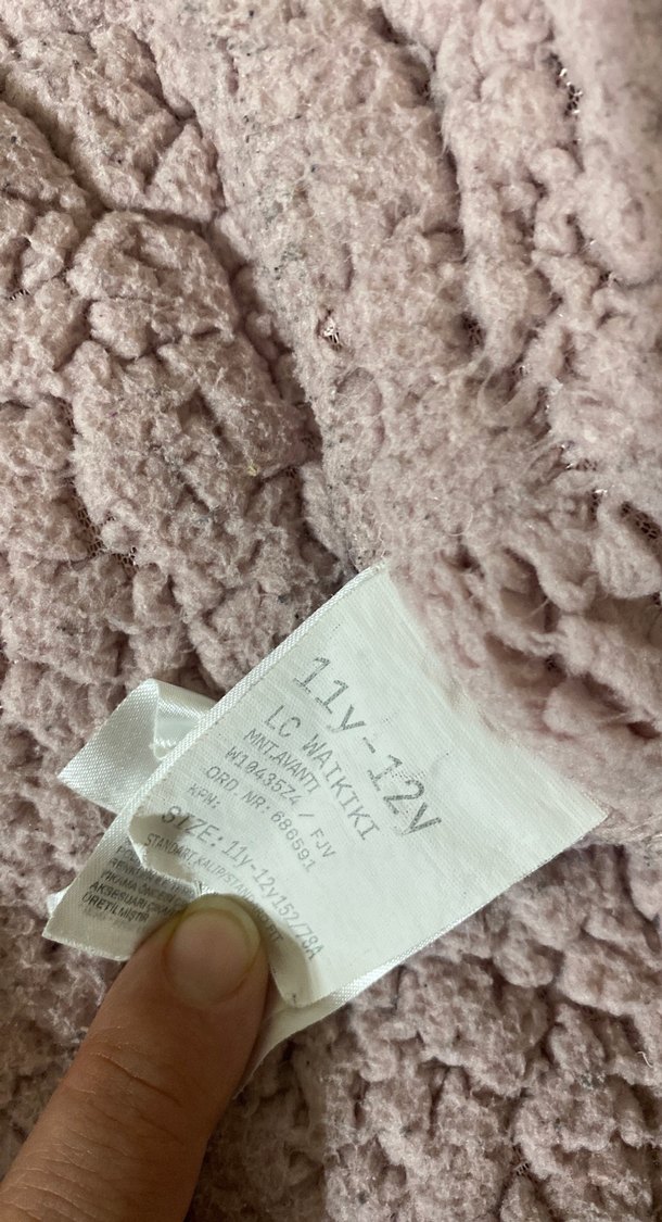 Düğmeli, Midi Boy, Beyaz Hamile Montu - Görsel 3