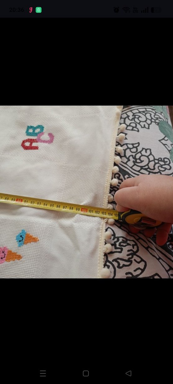 Nakışlı Çok Renkli Çocuk Battaniyesi - Görsel 4