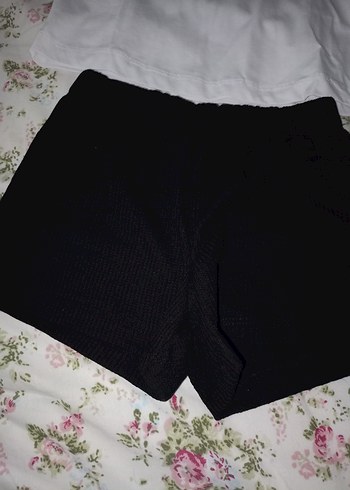 Kelebek Baskılı Kız Bebek Kısa Kollu Takım - Görsel 3