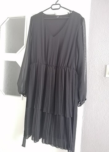 Bayan şifon elbise - Görsel 3