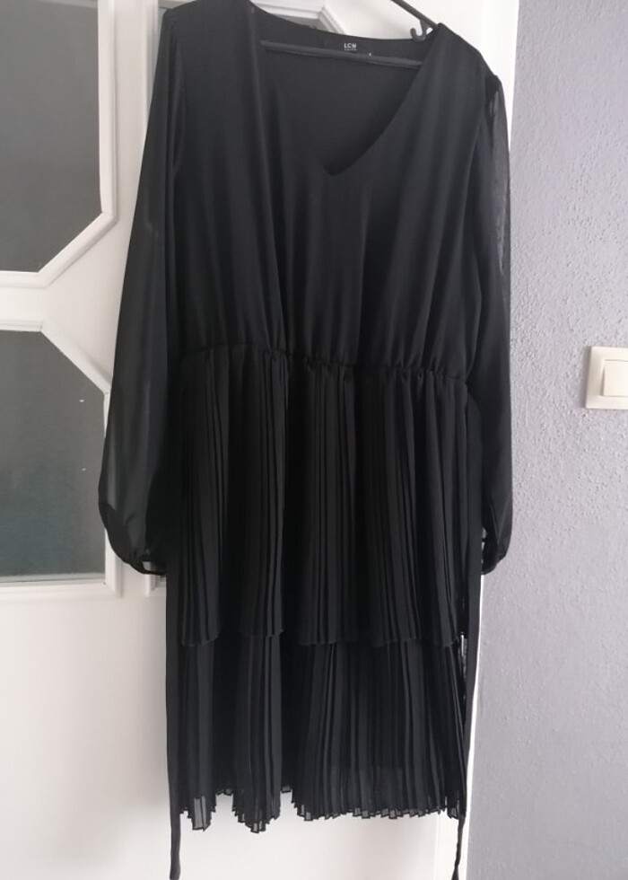 Bayan şifon elbise - Görsel 2