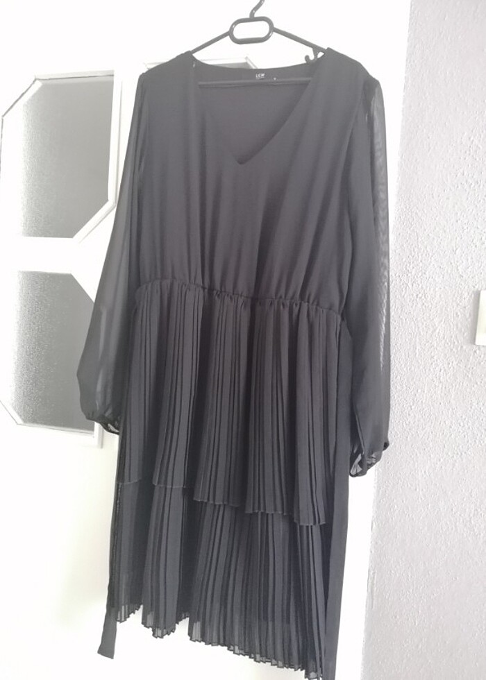 Bayan şifon elbise - Görsel 3