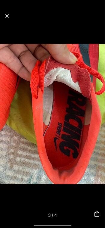 40 Beden Nike Çivili koşu ayakkabısı