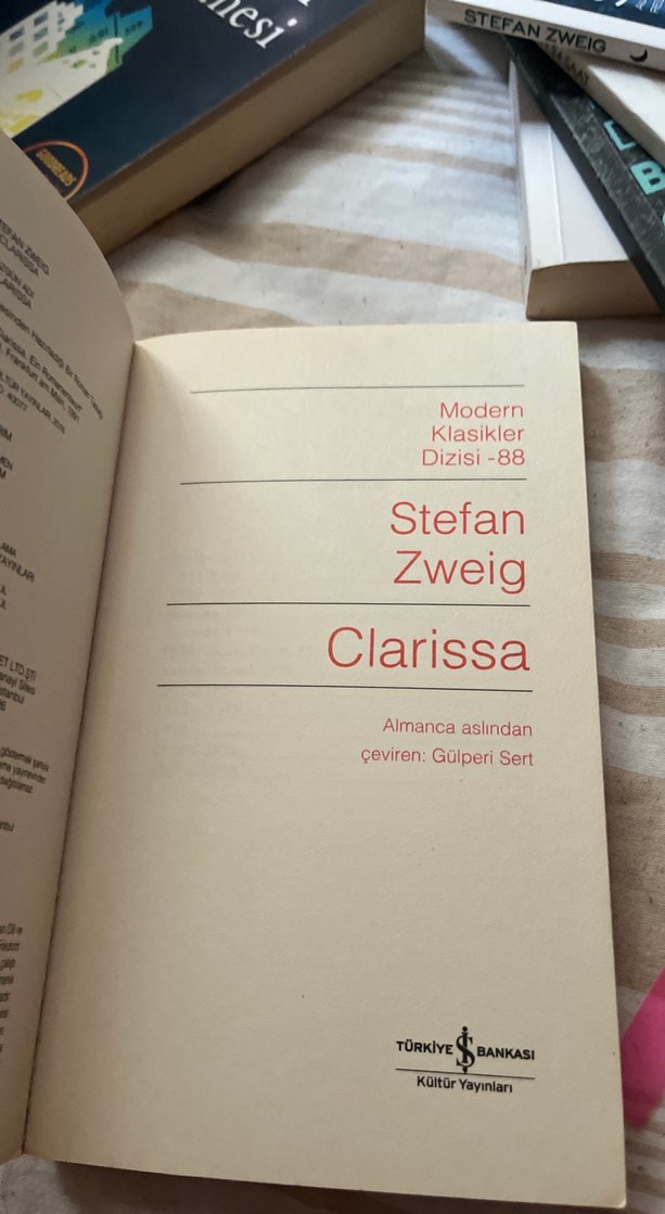 Clarissa - Stefan Zweig - Görsel 4