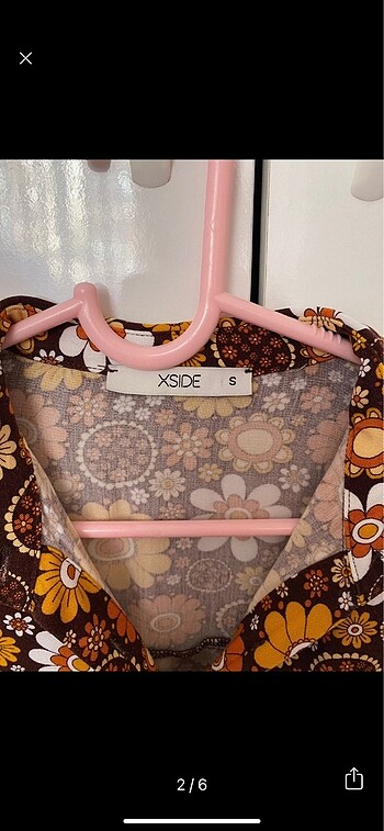 LC Waikiki LCW Vintage Çiçek Desenli Gömlek