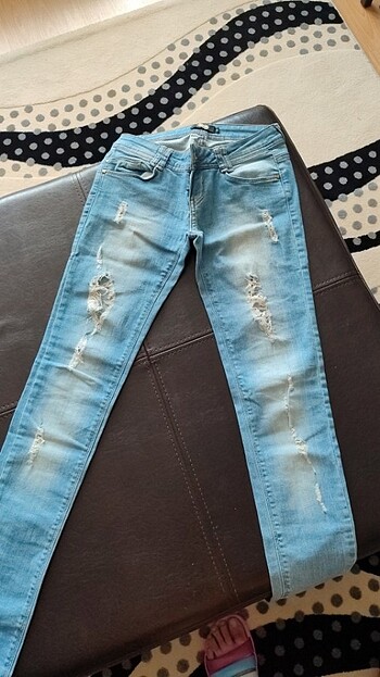 Likralı kot pantolon