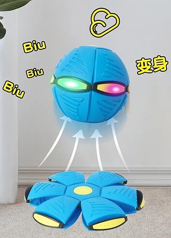  Beden Uçan Daire Işıklı Top (sihirli UFO)