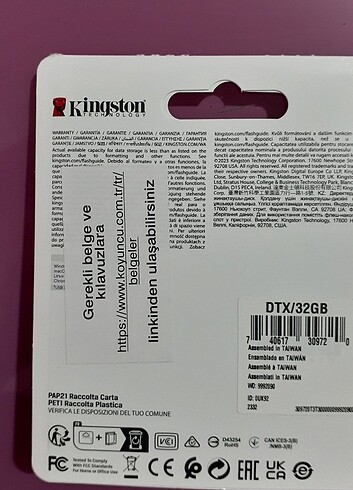 Kingston Kingston usb 32gb