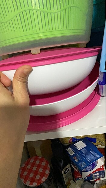 Plastik mutfak kapları