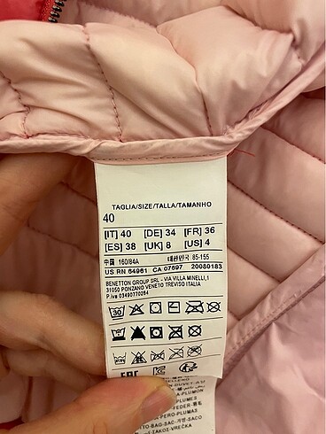 36 Beden Benetton şişme mont