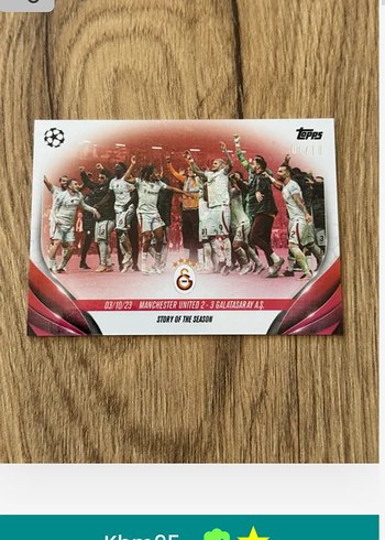 Galatasaray Sezon Hikayesi Kartı