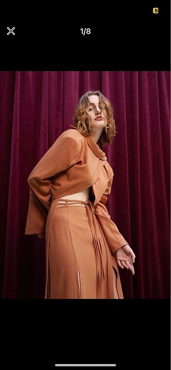 Zara Kiremit Blazer