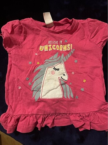 Unicorn dikişli tişört