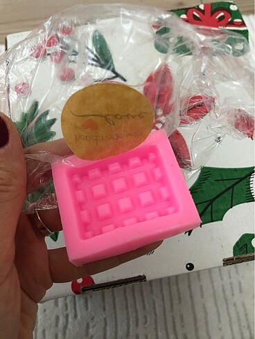 Diğer Waffle ?Bisküvi? mum kalıbı