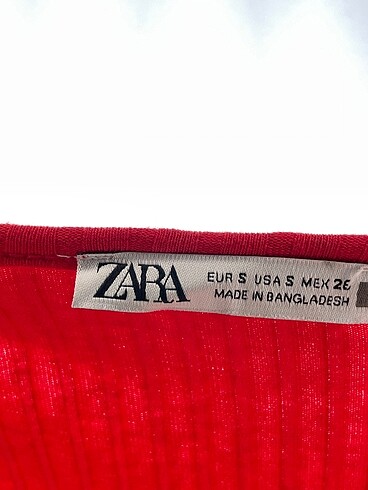 s Beden kırmızı Renk Zara Uzun Elbise %70 İndirimli.