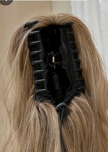 Sheinside Parlak Bej Sentetik Kumaş Saç Aksesuarı