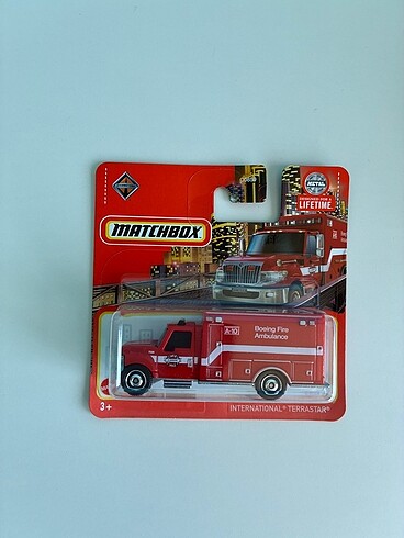 1/64 Matchbox Ambulance Model Araba Sıfır Paketinde Koleksiyonlu