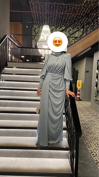 Duman tesettür abiye - Görsel 3