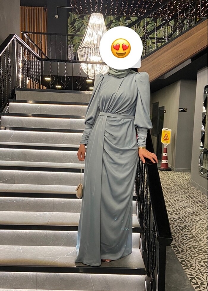 Duman tesettür abiye - Görsel 3