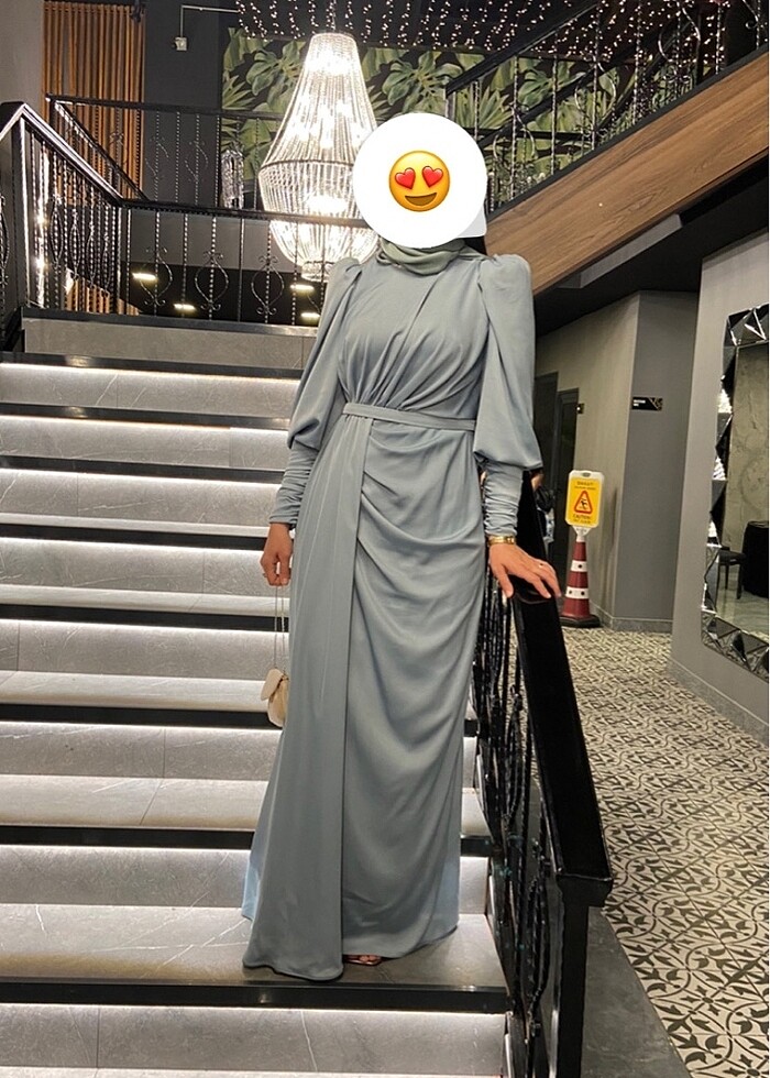 Duman tesettür abiye - Görsel 2