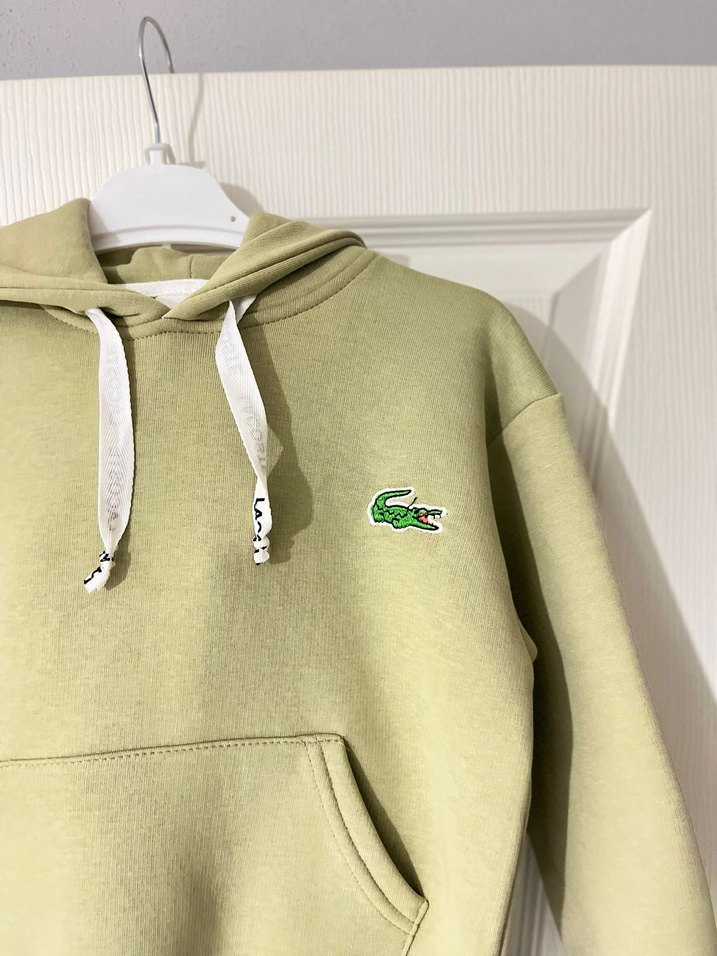 Erkek Çocuk Pastel Yeşil Kapüşonlu Eşofman Takımı - Görsel 2