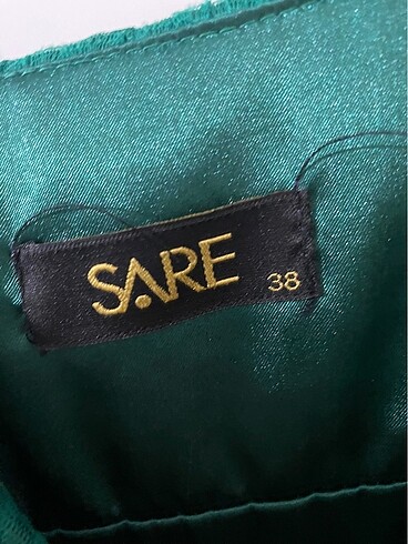 Yeşil kuyruklu abiye - Görsel 7