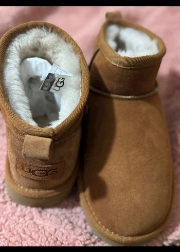 38 Beden kahverengi Renk ugg model hakiki deri bot