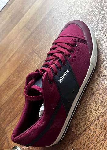 42 Beden Bordo Bağcıklı Kadın Spor Ayakkabı