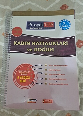 PROSPEKTUS 5 YILDIZLI SERİ KADIN HASTALIKLARI VE DOĞUM KİTABI 7.