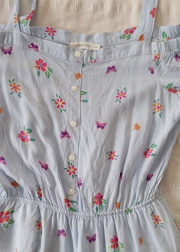 LC Waikiki Çiçek Desenli Bohem Midi Elbise