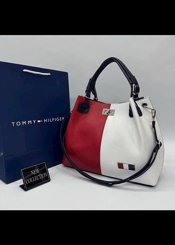 Tommy Hilfiger Renkli Deri Kadın Çanta - Tommy Hilfiger