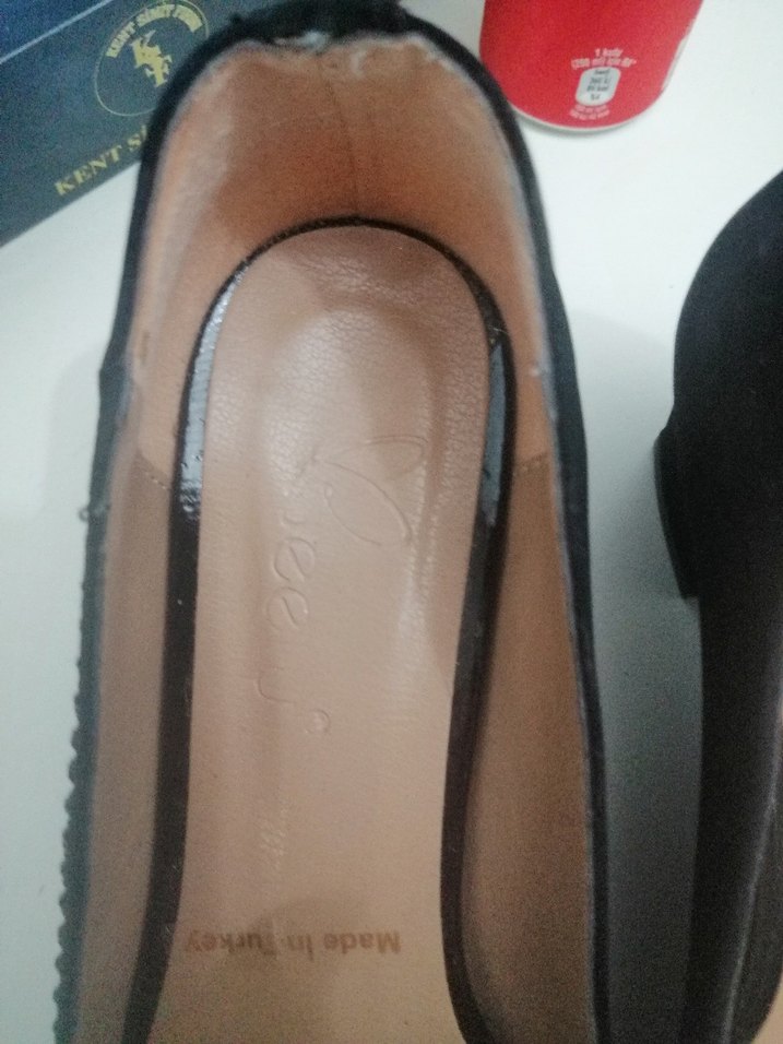 Siyah Tokalı Blok Topuklu Kadın Stiletto - Görsel 3