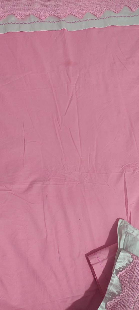 Nakış Detaylı Pembe Nevresim Takımı - Görsel 3