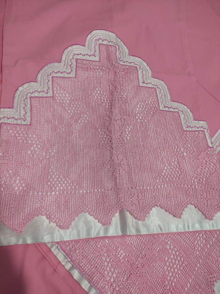 Nakış Detaylı Pembe Nevresim Takımı - Görsel 5
