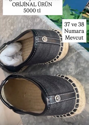 MK İngiltereden orjinal Koyu kot rengi Nakışlı Kadın babet