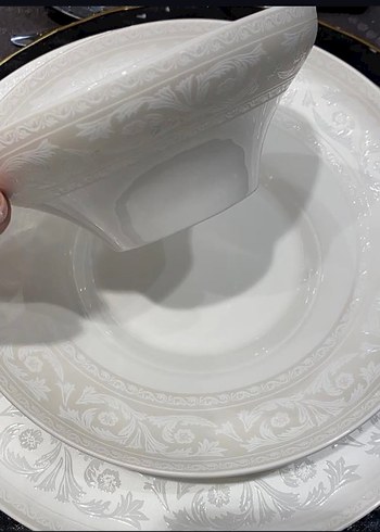 Jumbo Beyaz Yemek Takımı Seti - Görsel 4