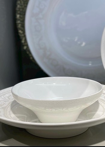 Jumbo Beyaz Yemek Takımı Seti - Görsel 6