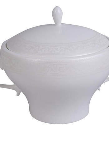 Jumbo Beyaz Yemek Takımı Seti - Görsel 3