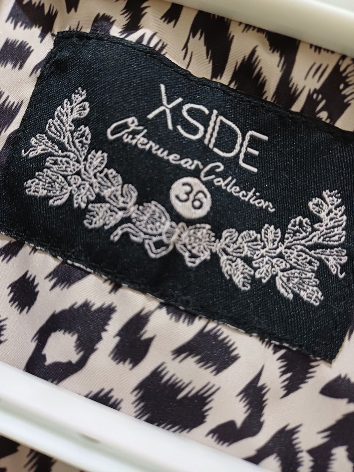 Leopar Desenli Midi Kadın Yağmurluk - Görsel 5