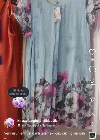 Turuncu Bohem Midi Elbise - Görsel 2